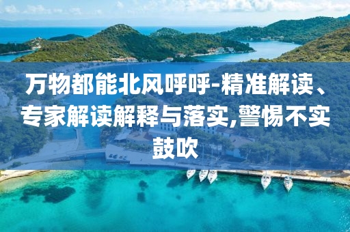 萬物都能北風(fēng)呼呼-精準(zhǔn)解讀、專家解讀解釋與落實(shí),警惕不實(shí)鼓吹