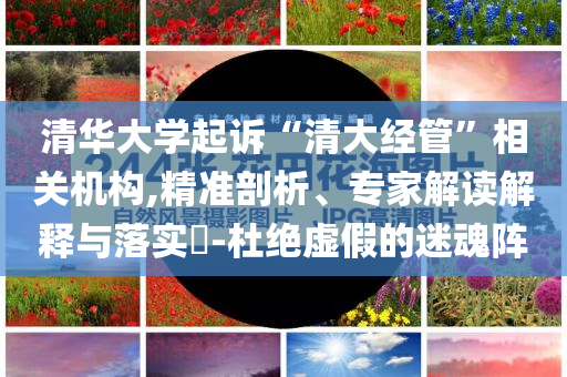 清華大學起訴“清大經(jīng)管”相關(guān)機構(gòu),精準剖析、專家解讀解釋與落實?-杜絕虛假的迷魂陣