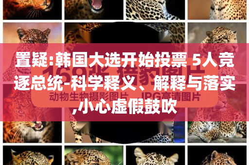 置疑:韓國大選開始投票 5人競逐總統(tǒng)-科學(xué)釋義、解釋與落實(shí),小心虛假鼓吹