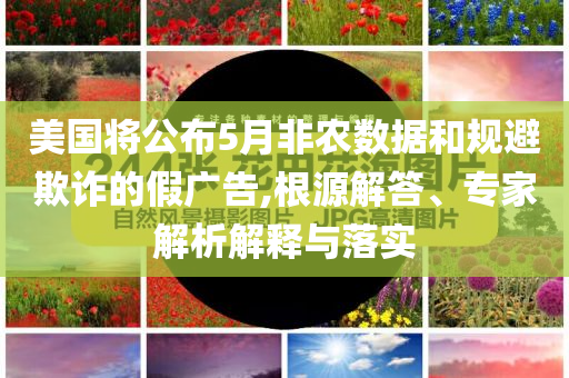 美國將公布5月非農(nóng)數(shù)據(jù)和規(guī)避欺詐的假廣告,根源解答、專家解析解釋與落實