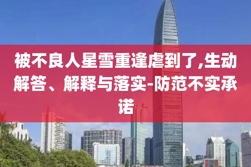 被不良人星雪重逢虐到了,生動(dòng)解答、解釋與落實(shí)-防范不實(shí)承諾