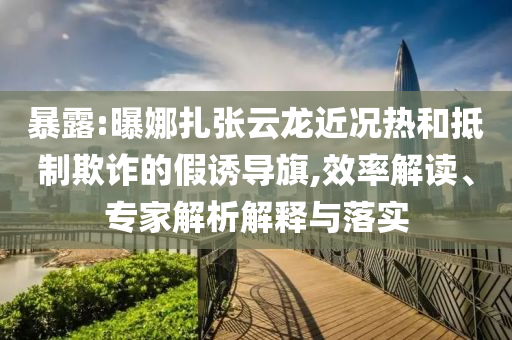 暴露:曝娜扎張?jiān)讫埥鼪r熱和抵制欺詐的假誘導(dǎo)旗,效率解讀、專家解析解釋與落實(shí)