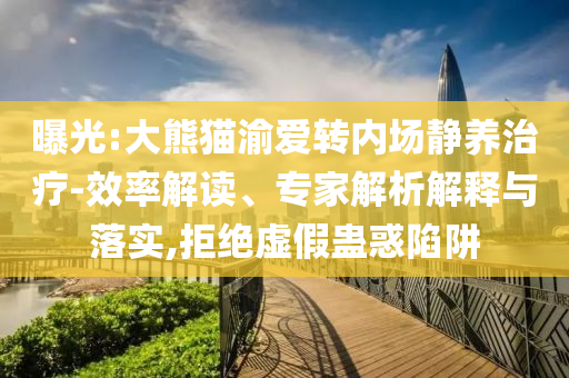 曝光:大熊貓渝愛(ài)轉(zhuǎn)內(nèi)場(chǎng)靜養(yǎng)治療-效率解讀、專(zhuān)家解析解釋與落實(shí),拒絕虛假蠱惑陷阱
