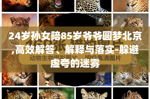 24歲孫女陪85歲爺爺圓夢北京,高效解答、解釋與落實(shí)-躲避虛夸的迷霧