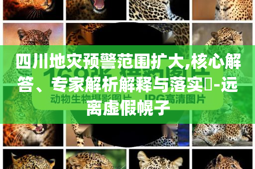 四川地災(zāi)預(yù)警范圍擴(kuò)大,核心解答、專家解析解釋與落實(shí)?-遠(yuǎn)離虛假幌子