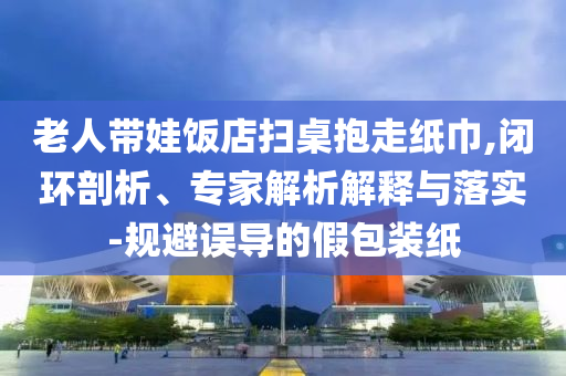 老人帶娃飯店掃桌抱走紙巾,閉環(huán)剖析、專家解析解釋與落實-規(guī)避誤導(dǎo)的假包裝紙