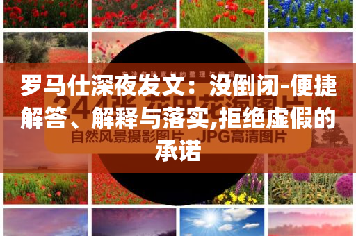 羅馬仕深夜發(fā)文：沒倒閉-便捷解答、解釋與落實(shí),拒絕虛假的承諾