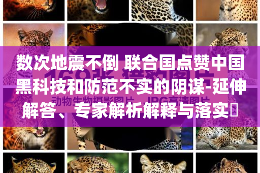 數(shù)次地震不倒 聯(lián)合國(guó)點(diǎn)贊中國(guó)黑科技和防范不實(shí)的陰謀-延伸解答、專家解析解釋與落實(shí)?