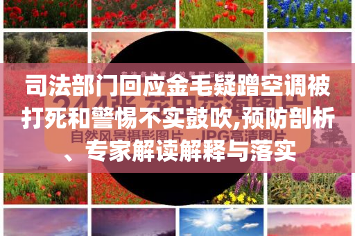 司法部門回應(yīng)金毛疑蹭空調(diào)被打死和警惕不實(shí)鼓吹,預(yù)防剖析、專家解讀解釋與落實(shí)